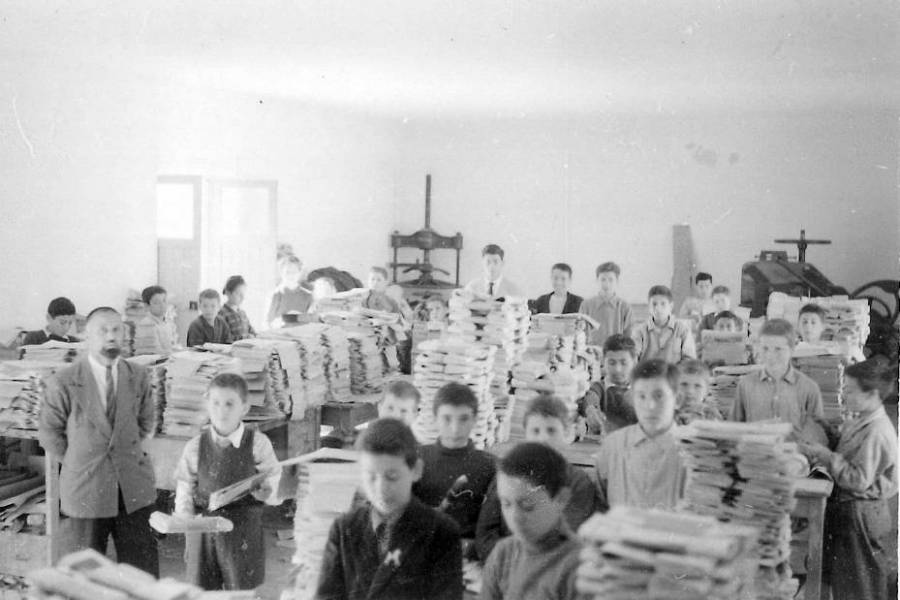 1956 - Classe in tipografia